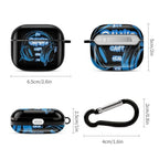 PGRZALRUQS Gaming-Print AirPods 3 Case with Keychain
