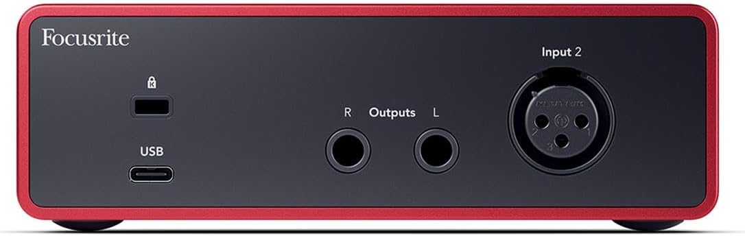 Focusrite Scarlett Solo 4th Gen USB Audio Interface Bundle