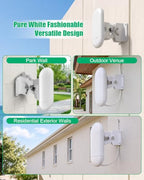 PUWJNV Adjustable Outdoor Antenna Wall Mount Bracket with Cable Tray