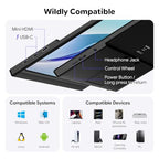 Omiodo Portable Laptop Monitor with Foldable Stand and Case