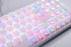 ZORNHER ZH100 Wireless 98% Mechanical Keyboard, Jelly Cat White