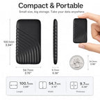 Generic Personalised 1TB Portable External Hard Drive with Custom Photo