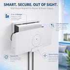 CIOOYT 2-in-1 Wall Mount for Starlink Gen 3 Router and Power Supply