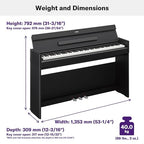 Yamaha YDPS55WH Arius Slim Digital Piano - White