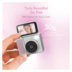 NKVADZBSFEP 2K Retro Thumb Keychain Camera with Flip Screen