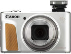Canon SX740 HS Silver Digital Camera Bundle (Renewed)