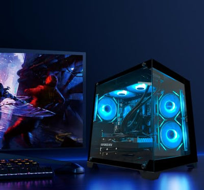 YAWYORE Ryzen 7 5700X RTX 5060 Gaming Desktop PC