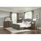 Lexicon Rachelle Queen Bed Weathered Pecan/Gray