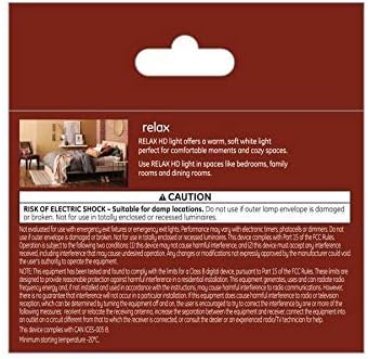 GE Relax Dimmable Globe Light Bulb 40-Watt 2-Pack