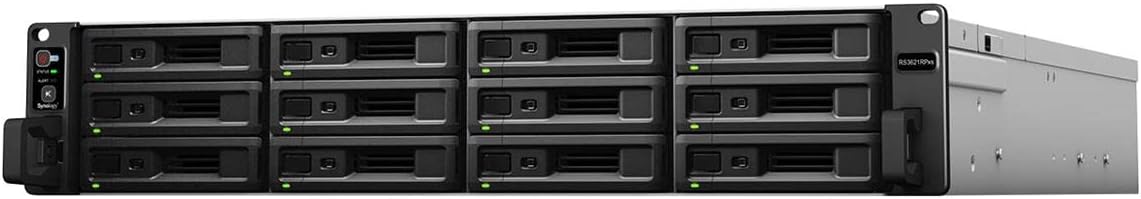 Synology RS3621RPXS 12-Bay RackStation NAS Diskless