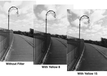Tiffen 43DY15 43mm Deep Yellow 15 Camera Filter