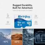 Kortrifess 128GB microSDXC UHS-I Memory Card, 2-Pack