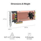 QNAP QM2-4P-384 Quad M.2 PCIe SSD Expansion Card