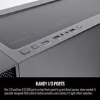 Thermaltake CA-1Y1-00M1WN-00 H700 TG Black Mid Tower ARGB Case