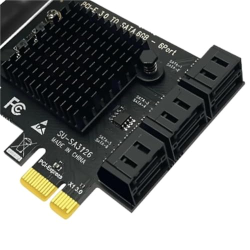 CFNXKTWBR ASM1166 6-Port SATA III PCIe Controller Card — main product image