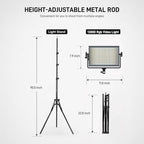 GVM 65W RGB LED Video Light Panel Kit