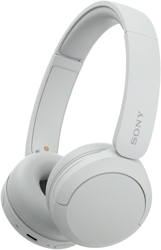 Sony WHCH520/W Wireless On-Ear Bluetooth Headphones White — main product image