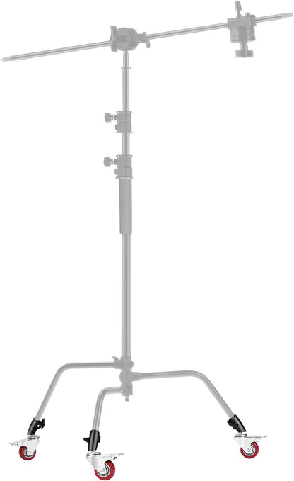 Neewer 10098283 Swivel Castor Wheels for C Stand