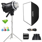 Godox MS300V 300W Studio Flash with Light Stand & Softbox