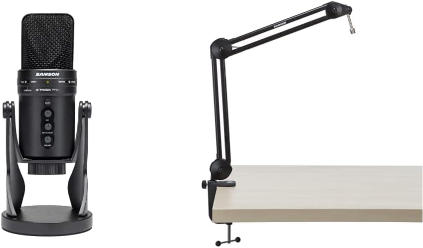 Samson 1UPRO G-Track Pro USB Mic Boom Arm Kit