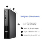 Dell Pro Micro QCM1250 Business Mini Desktop PC