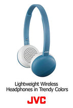 JVC HAS20BTA Flats Wireless On-Ear Headphones - Blue