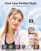 ULPTXOO 4K Pocket Vlogging Camera with AI Face Tracking