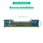 HULNAMRYK SODIMM to DIMM Laptop Memory Adapter Card