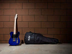 Monoprice 610264 Indo Series Electric Guitar Blue