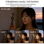 Tuvzylory Magnetic Rechargeable LED Fill Light for DJI Osmo Pocket 4