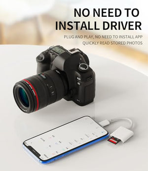 HOYULLI Lightning SD & microSD Card Reader for iPhone