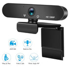CENGNIAN 1080P HD Webcam with Built-In Microphone