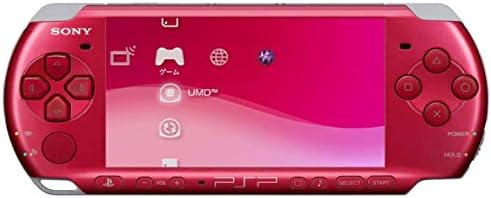 Sony PSP Slim 3000 Red Handheld Console Renewed