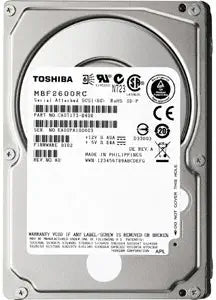 Toshiba MBF2300RC-40PK 300GB SAS 10K RPM Internal Hard Drive