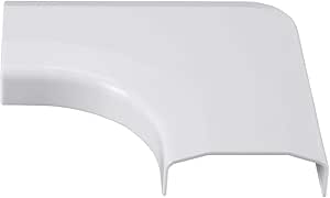 Monoprice 121692 Aluminum Raceway 90-Degree Corner - White — main product image
