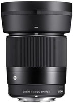 Sigma 302972 30mm f/1.4 RF Mount Lens Bundle