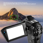 SENECESLI 8K Dual-Lens Handheld Video Camera