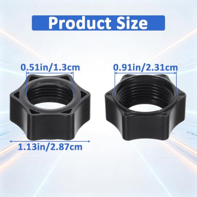 ZAHESIDS Car Phone Mount Tightening Nuts for 17mm Ball Adapters