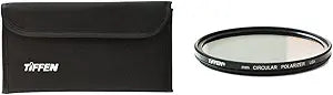 Tiffen 6 Pocket Filter Pouch & 77mm Circular Polarizer
