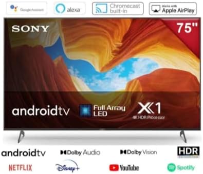 Sony XBR-75X90CH 75-Inch 4K UHD LED Renewed TV