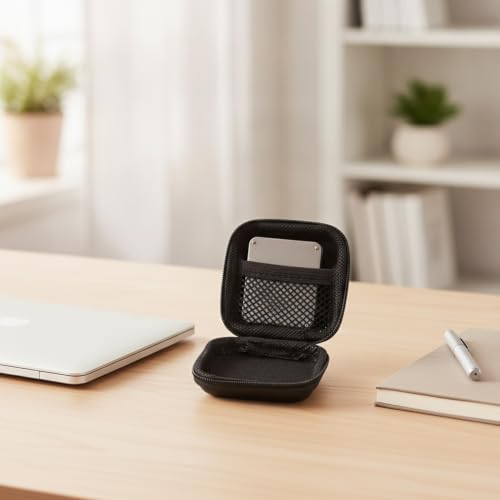 FORSETJOY Rigid EVA Zippered Hard Drive Storage Case — main product image