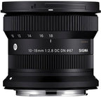 Sigma 207972 10-18mm f/2.8 RF-S Lens with Bundle