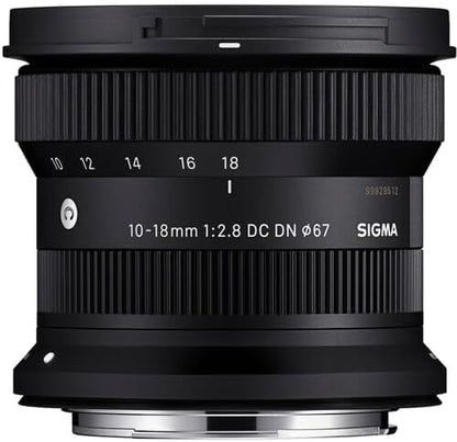 Sigma 10-18mm DC DN Lens: Canon RF Mount, Wide Angle
