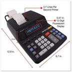 Sharp EL2196BL Standard Function Printing Calculator Black