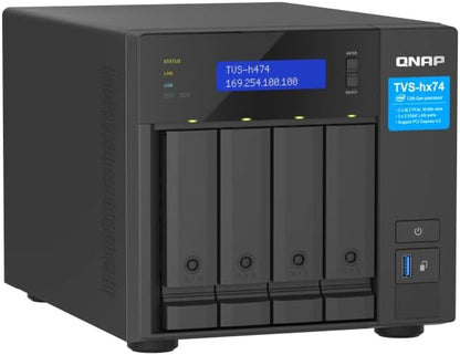 QNAP TVS-h474-PT-8G-US 4-Bay 2.5GbE Desktop NAS