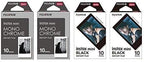 Fujifilm 4332021091 Instax Mini Film Bundle - Monochrome & Black Frame