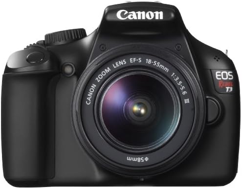 Canon 703670551277 EOS Rebel T3 DSLR Camera 18-55mm Lens Renewed