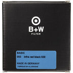 B+W 1102774 43mm Basic IR Black 093 Filter