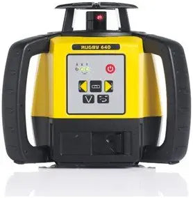 Leica Rugby 640 Rotary Laser Level with Rod Eye 140