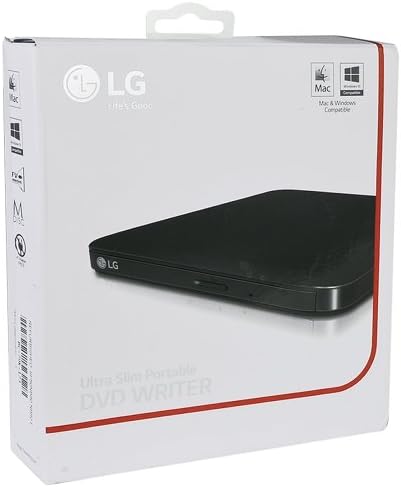 LG SP80NB80 8x Slim Portable External DVD Writer